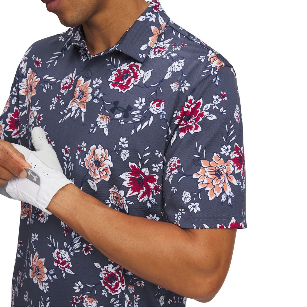 Under Armour Matchplay Printed Men's Golf Polo Shirt 2026 - 6009800-044