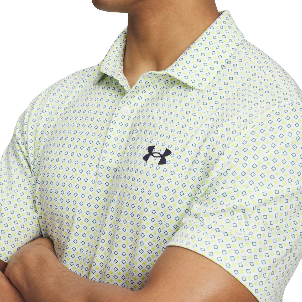 Under Armour Matchplay Printed Men's Golf Polo Shirt 2026 - 6009800-102