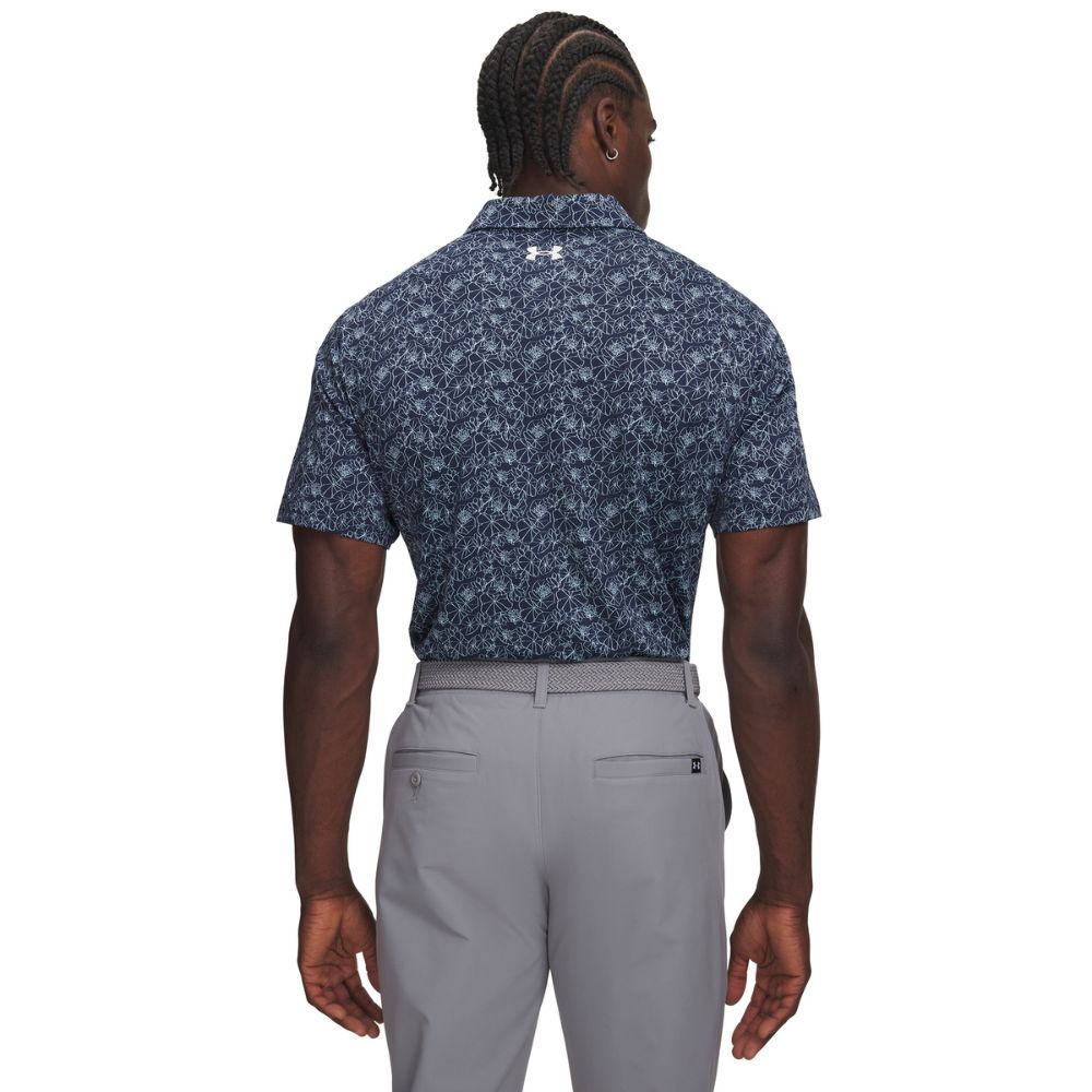 Under Armour Matchplay Printed Men's Golf Polo Shirt 2026 - 6009800-408