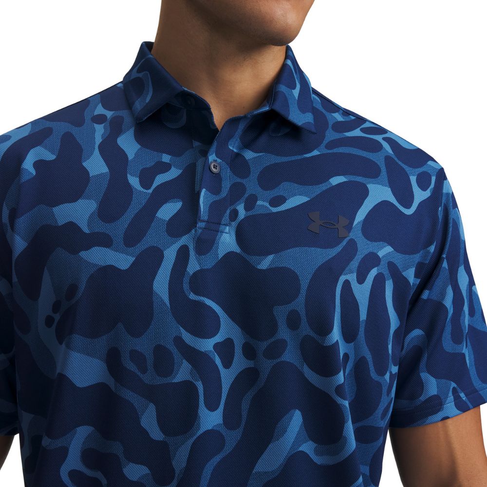 Under Armour Matchplay Printed Men's Golf Polo Shirt 2026 - 6009800-430