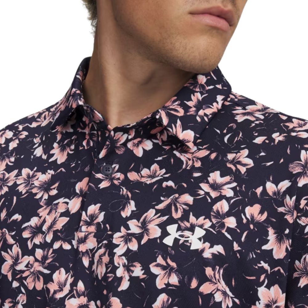 Under Armour Matchplay Printed Men's Golf Polo Shirt 2026 - 6009800-410