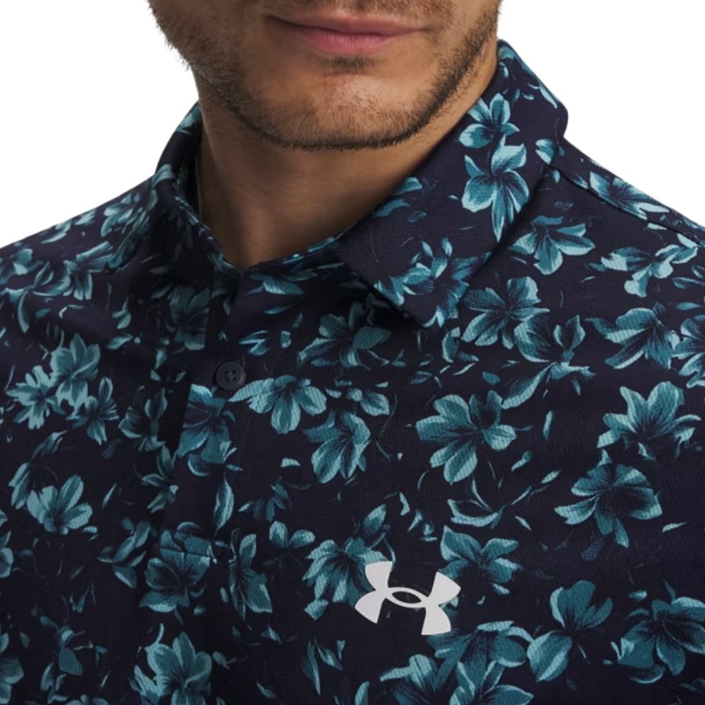 Under Armour Matchplay Printed Men's Golf Polo Shirt 2026 - 6009800-411