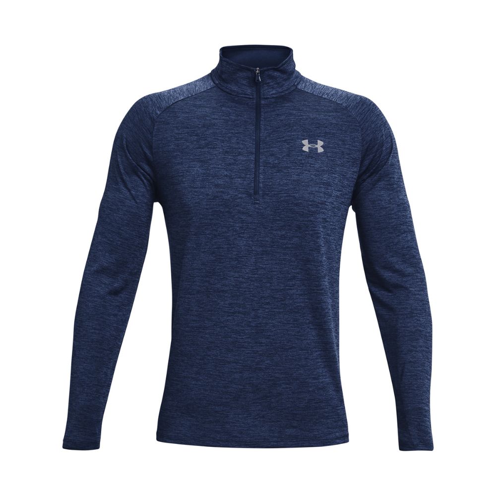 Under Armour Tech 2.0 1/2 Zip Men's Golf Pullover Top 2026 - 1328495-409 Steel M