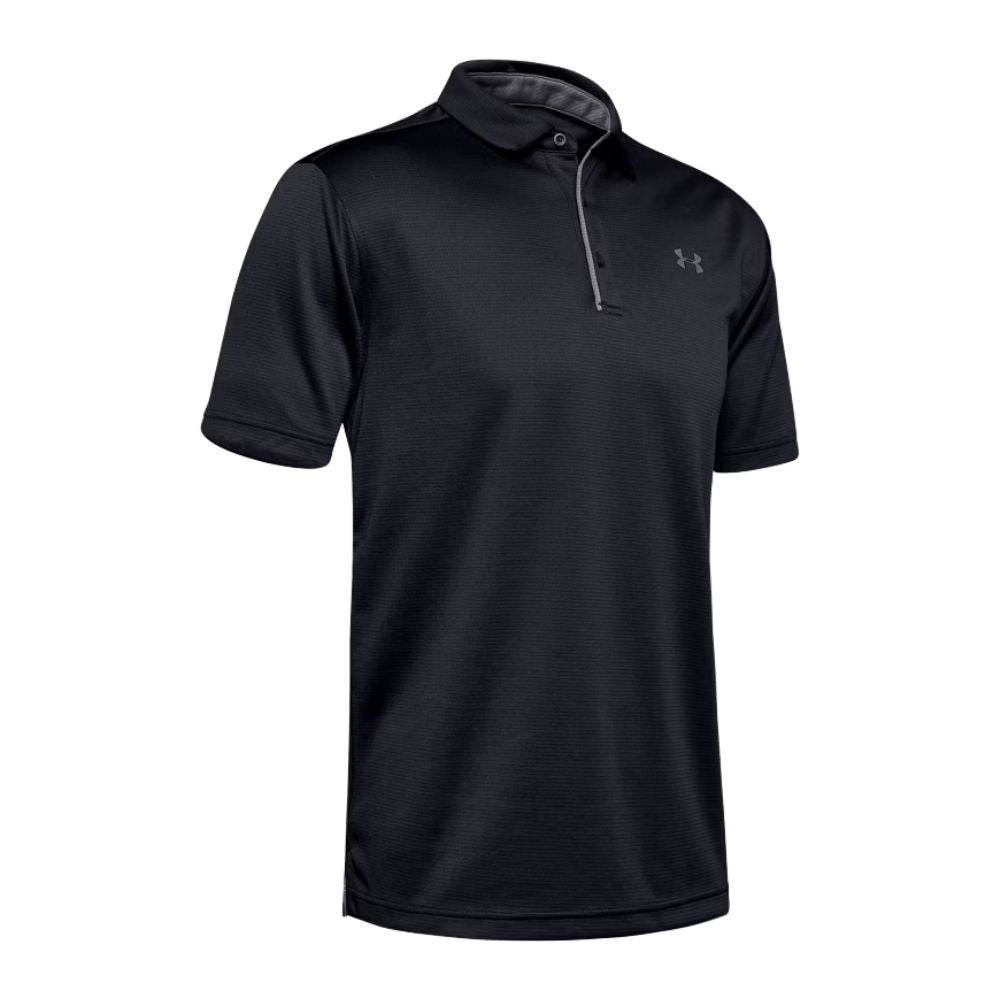 Under Armour Tech Golf Polo Shirt - 1290140-001 Black 001 S
