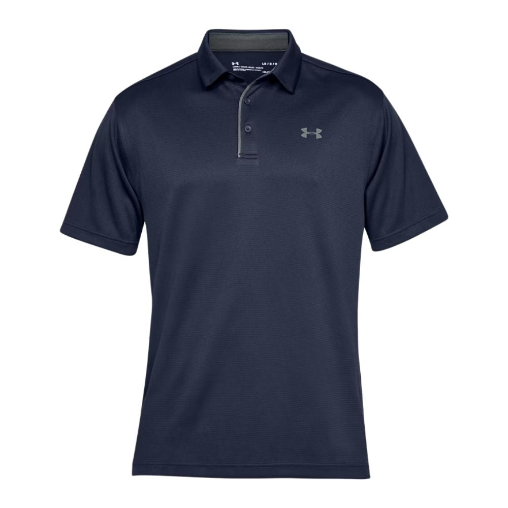 Under Armour Tech Golf Polo Shirt - 1290140-410 Midnight Navy 410 S
