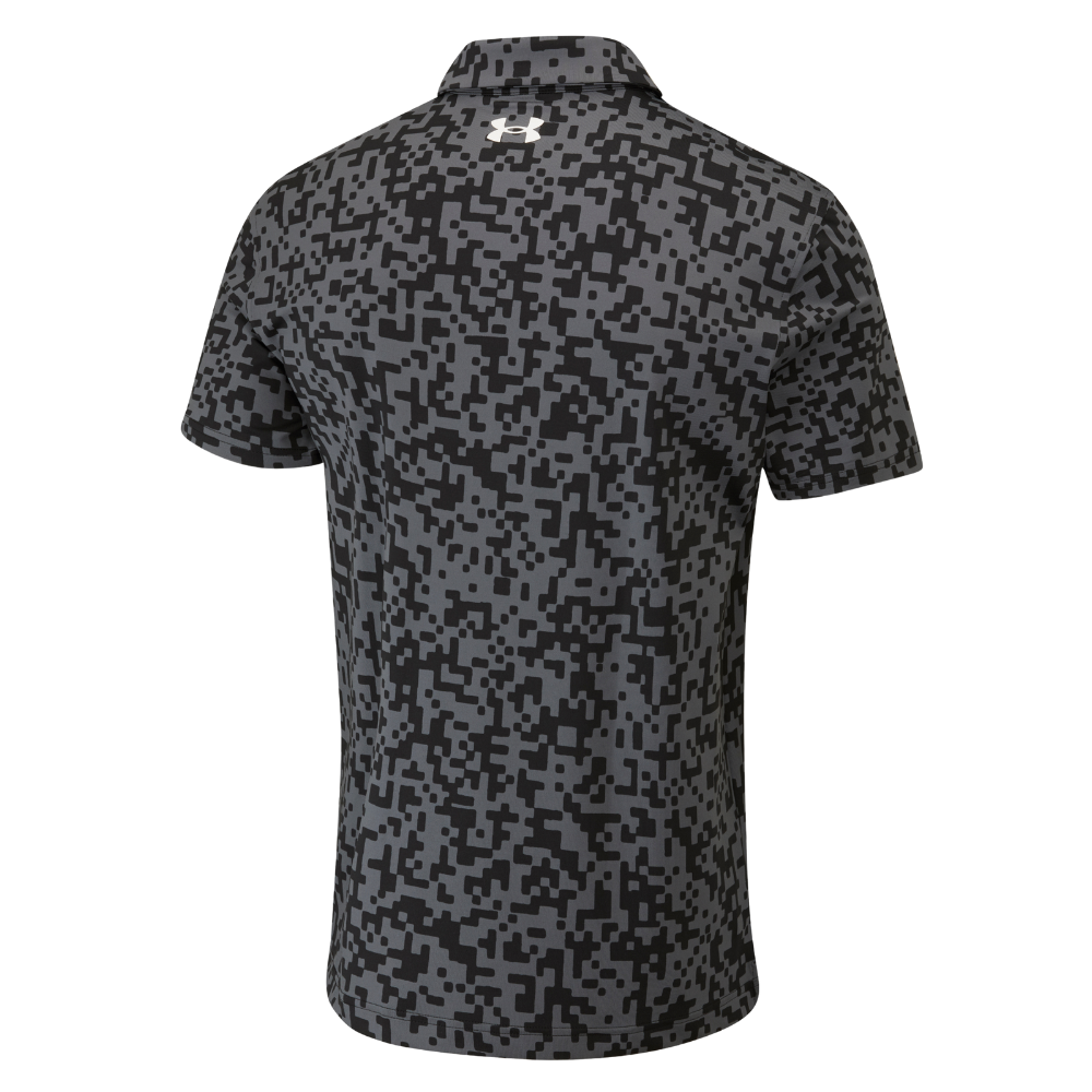 Under Armour Tee To Green Printed Mens Golf Polo Shirt 2025 - 1383715-005