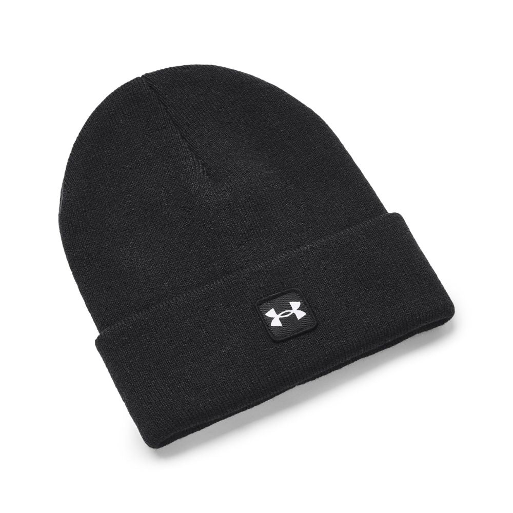Under Armour UA Halftime Cuff Beanie Hat 2025 - 1373155-001 Black
