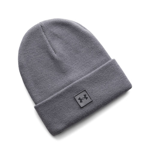 Under Armour Halftime Cuff Beanie Hat - 1373155-026 Castlerock / Black