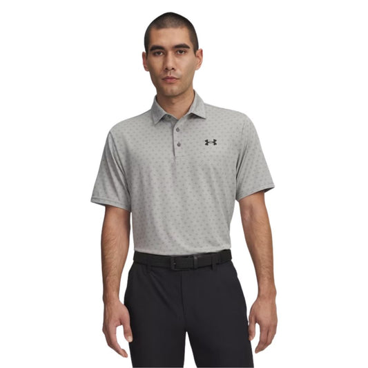 Under Armour UA Playoff 3.0 Men's Golf Polo Shirt 2026 - 1378677-709 Clay Green / Titanium / Black M