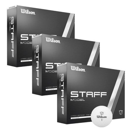 Wilson Staff Model Golf Balls - White - 3 For 2 Offer White