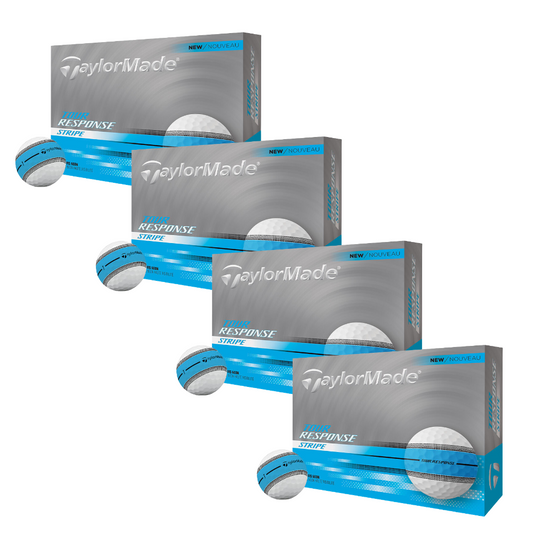 TaylorMade Tour Response Stripe Golf Balls 2025 - Neon Blue 4 For 3 OFFER