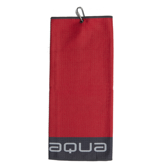 Big Max Aqua Tour Trifold Towel - Red Charcoal Red / Charcoal