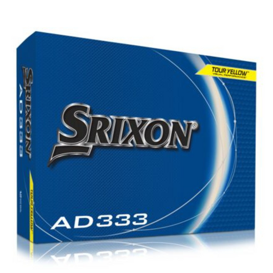 Srixon AD333 Golf Balls - Yellow Yellow
