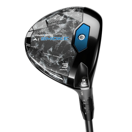 Callaway Golf Paradym AI Smoke Max Fairway Wood 3 Wood Regular Flex Mitsubishi Tensei 65 Right Hand