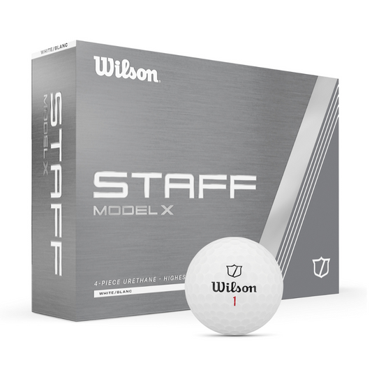 Wilson Golf Staff Model X Golf Balls - White