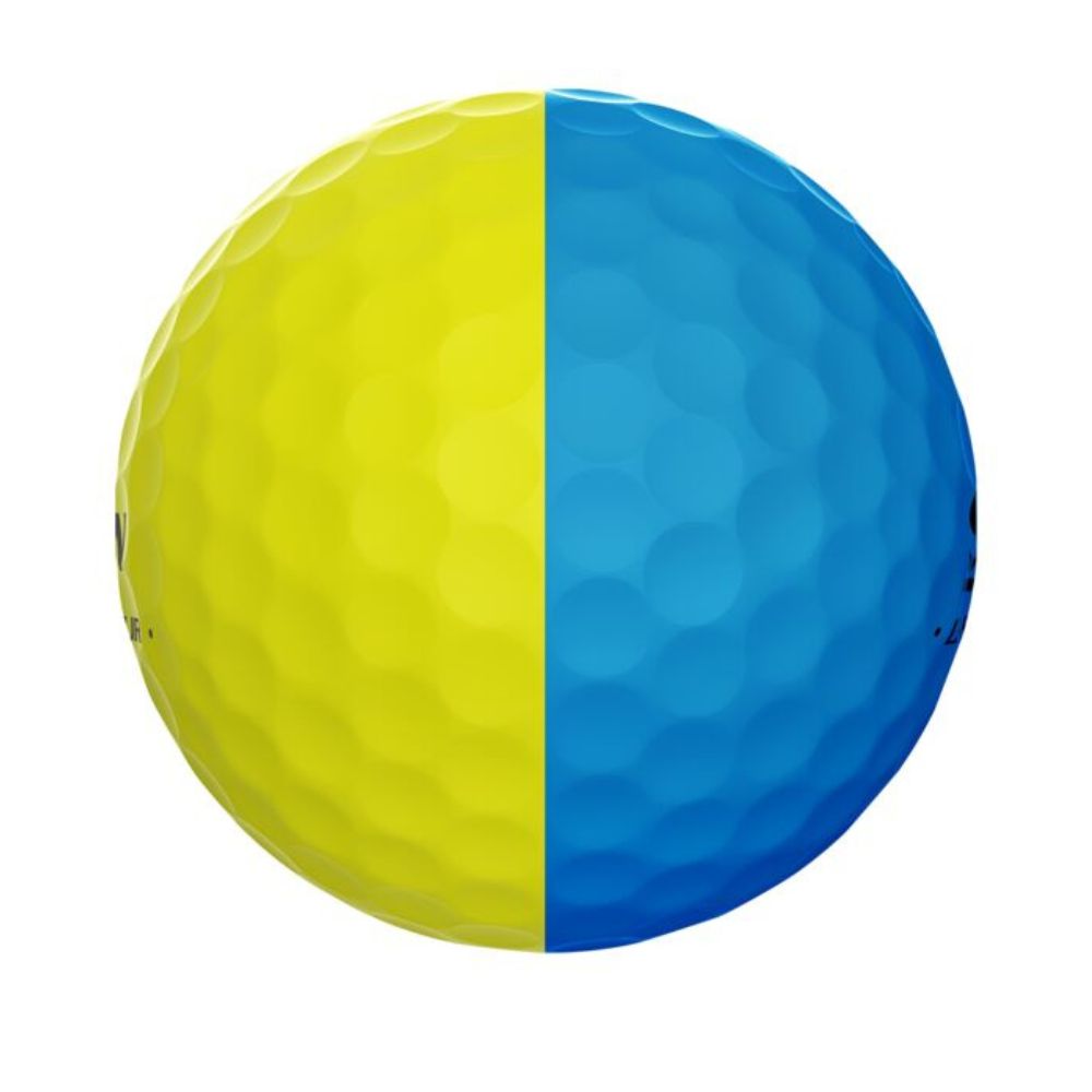 Srixon Q Star Tour Divide Golf Balls - Yellow Blue