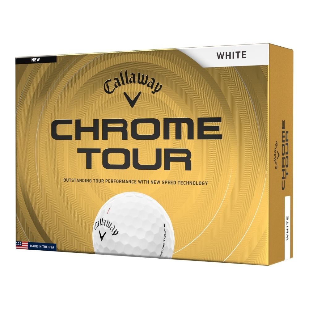 Callaway Chrome Tour Golf Balls 2026 - White White