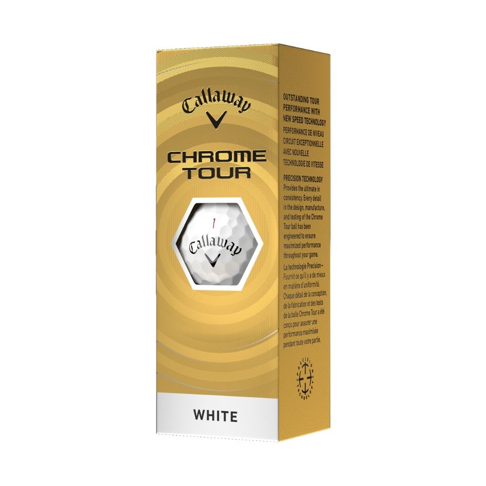 Callaway Chrome Tour Golf Balls 2026 - White