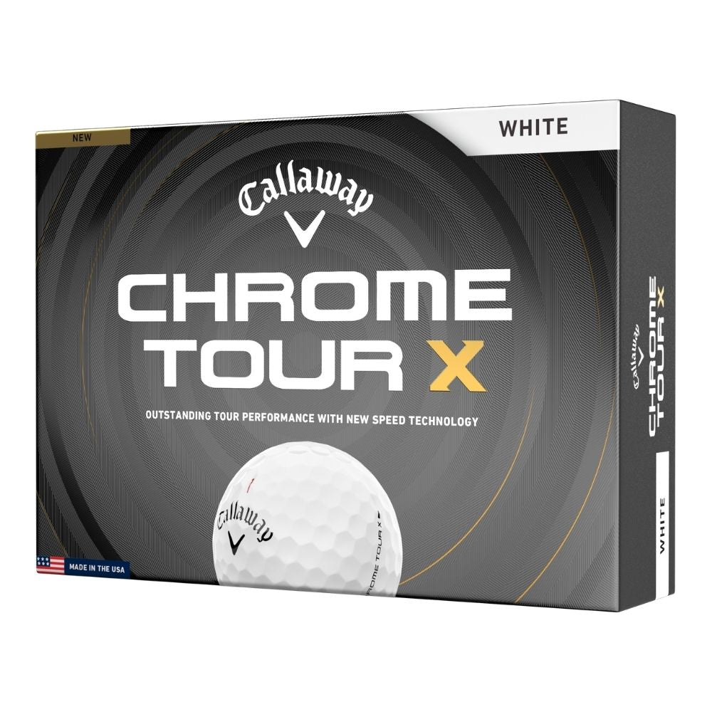 Callaway Chrome Tour X Golf Balls 2026 - White White