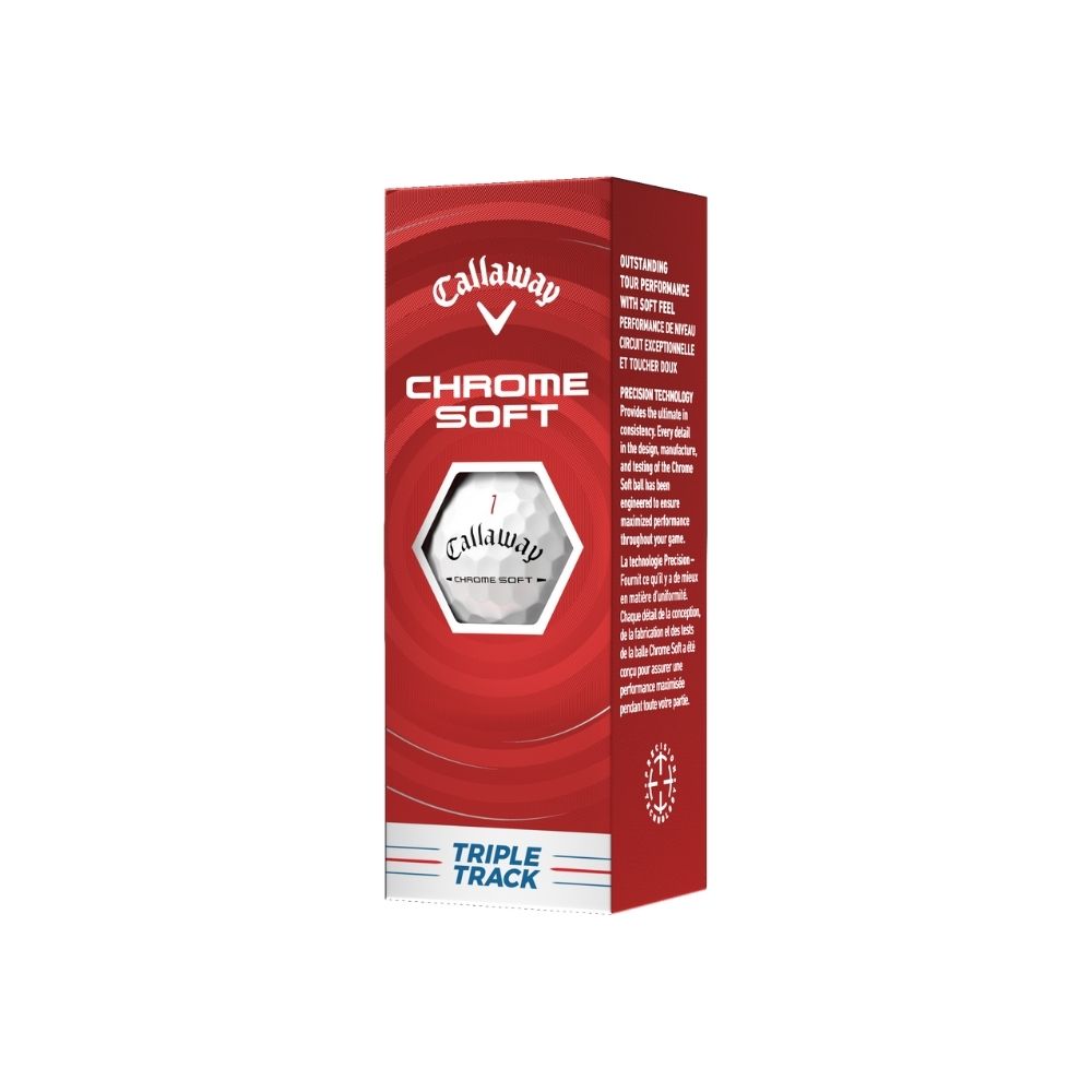 Callaway Chrome Soft Triple Track Golf Balls 2026 - White