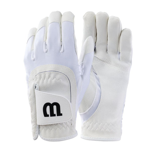 Wilson One Size Fits All Junior Golf Glove 2026 - White