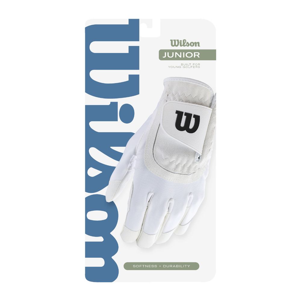 Wilson One Size Fits All Junior Golf Glove 2026 - White