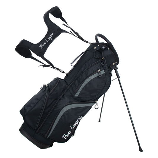 Ben Sayers DLX Stand Bag 2025 - Black / Grey Black / Grey