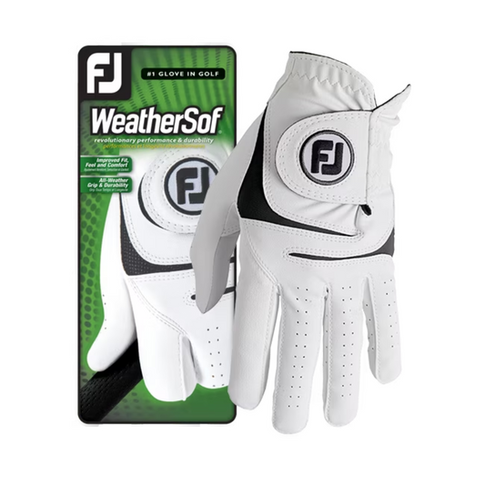 Footjoy Weathersof Golf Glove - Right Hand White S Right Hand (Left Handed Golfer)