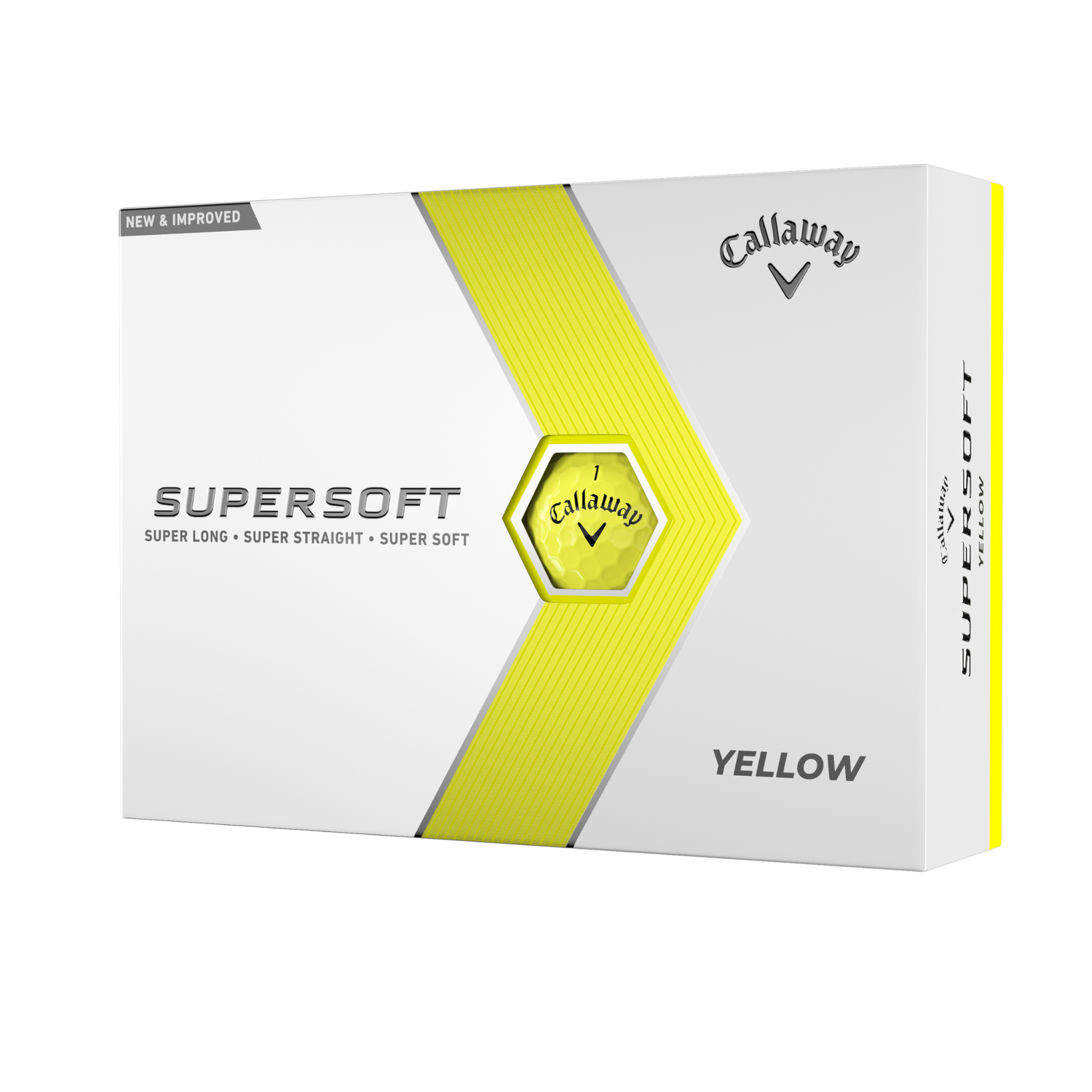 Callaway Supersoft Golf Balls 2023 Yellow  