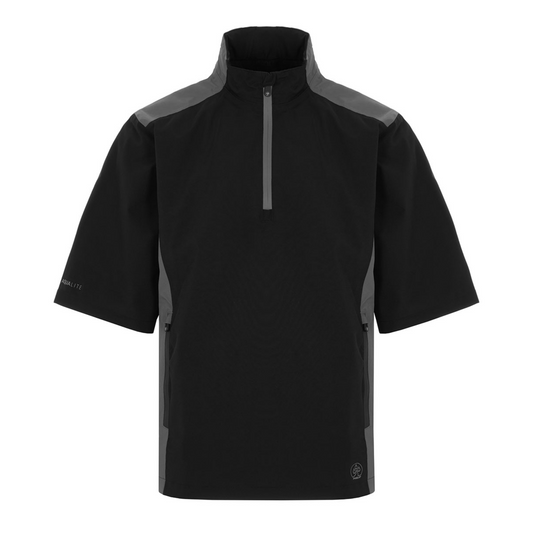 ProQuip Golf Aqualite 1/2 Sleeve Mens Waterproof Jacket Black/Royal M 