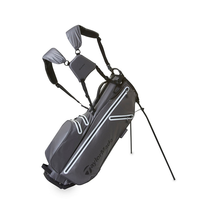 TaylorMade Golf FlexTech Waterproof Stand Bag 2024 Gunmetal  