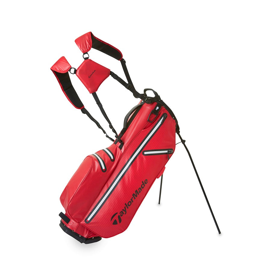 TaylorMade Golf FlexTech Waterproof Stand Bag 2024 Red  