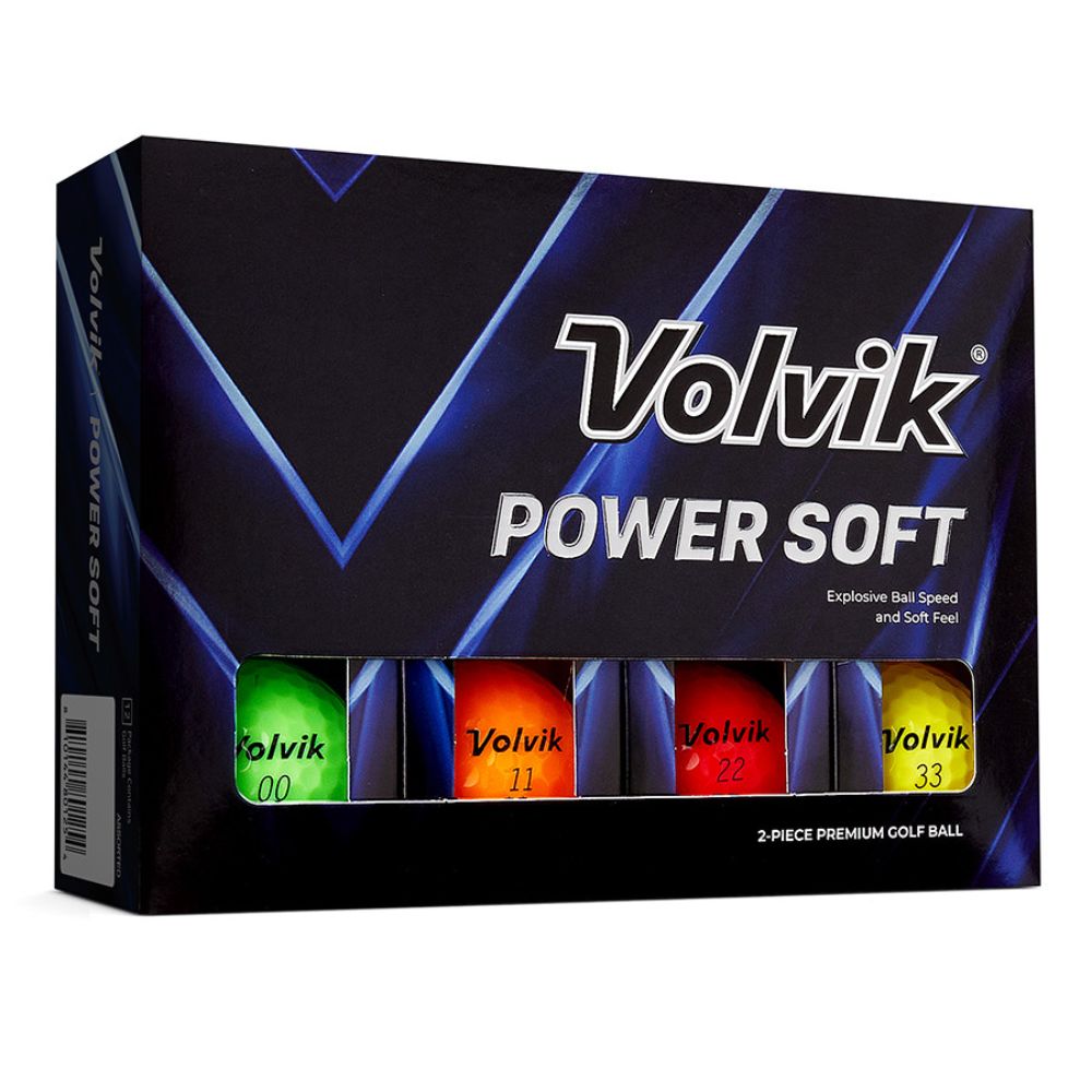 Volvik PowerSoft Golf Balls - Mixed Colour Mixed Colour