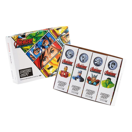 Volvik PowerSoft Marvel Avengers Golf Balls - Dozen Mixed Colour