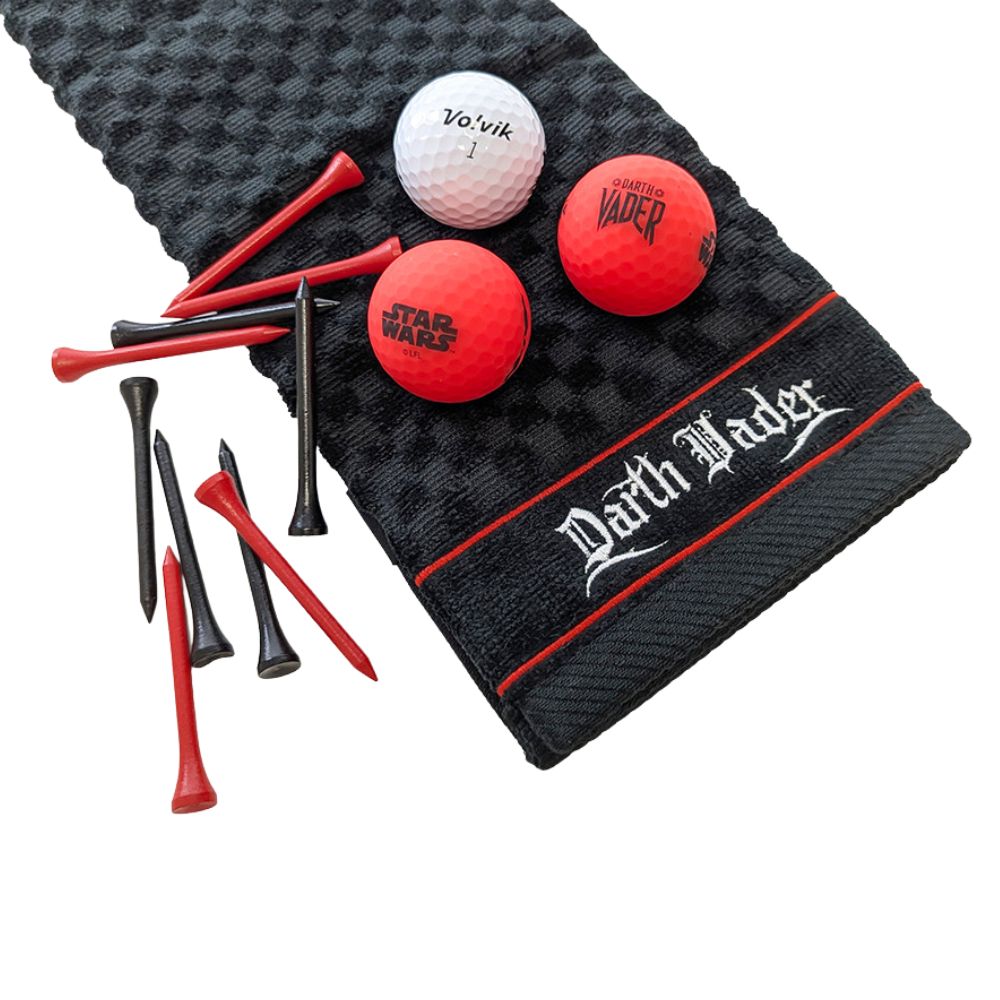 Volvik Star Wars Darth Vader Golf Ball, Towel and Tee Gift Set