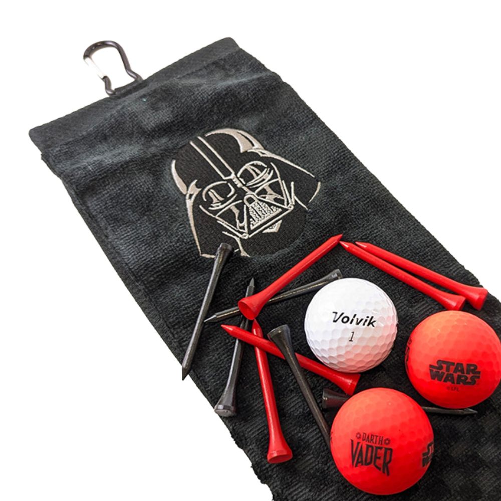 Volvik Star Wars Darth Vader Golf Ball, Towel and Tee Gift Set