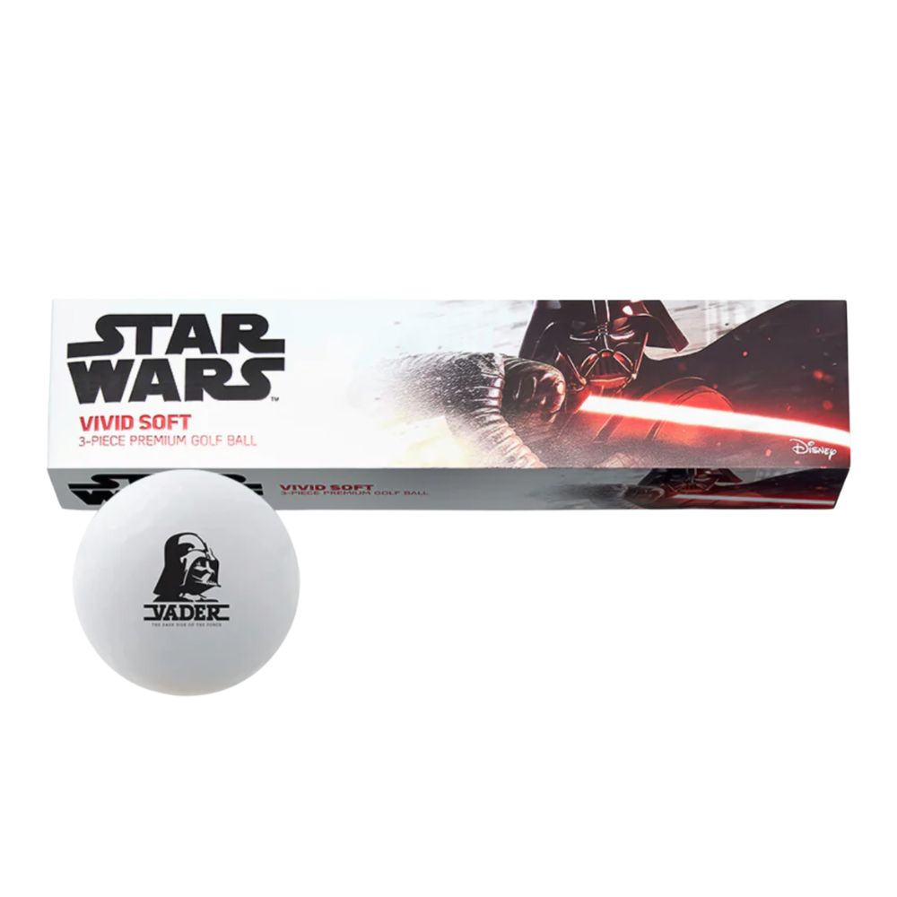 Volvik Star Wars Darth Vader VIVID SOFT Golf Ball & Marker Gift Set