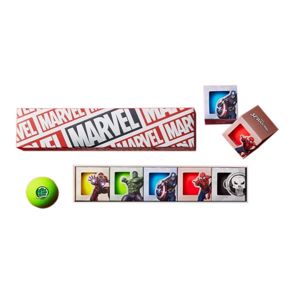 Volvik VIVID Marvel Avengers Golf Balls - 5 Pack