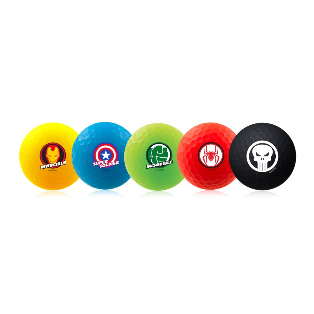 Volvik VIVID Marvel Avengers Golf Balls - 5 Pack