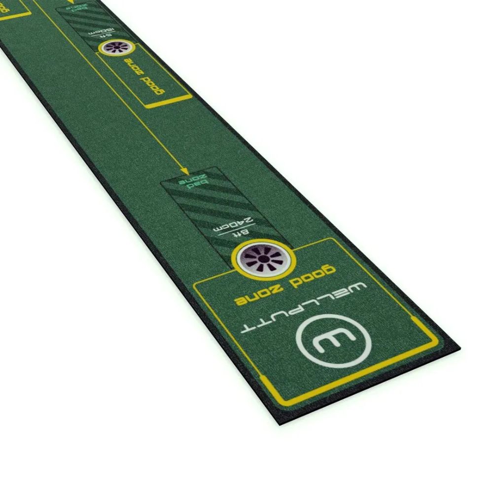 Wellputt Golf Start Putting Mat 4m Green