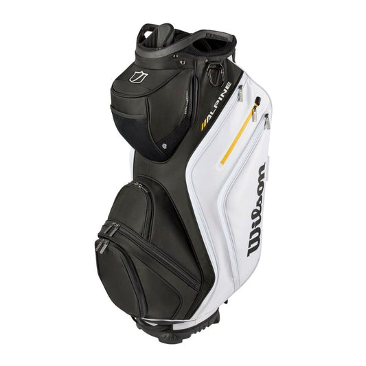 Wilson Golf Alpine Cart Bag 2026 - Black / White / Orange Black / White / Orange