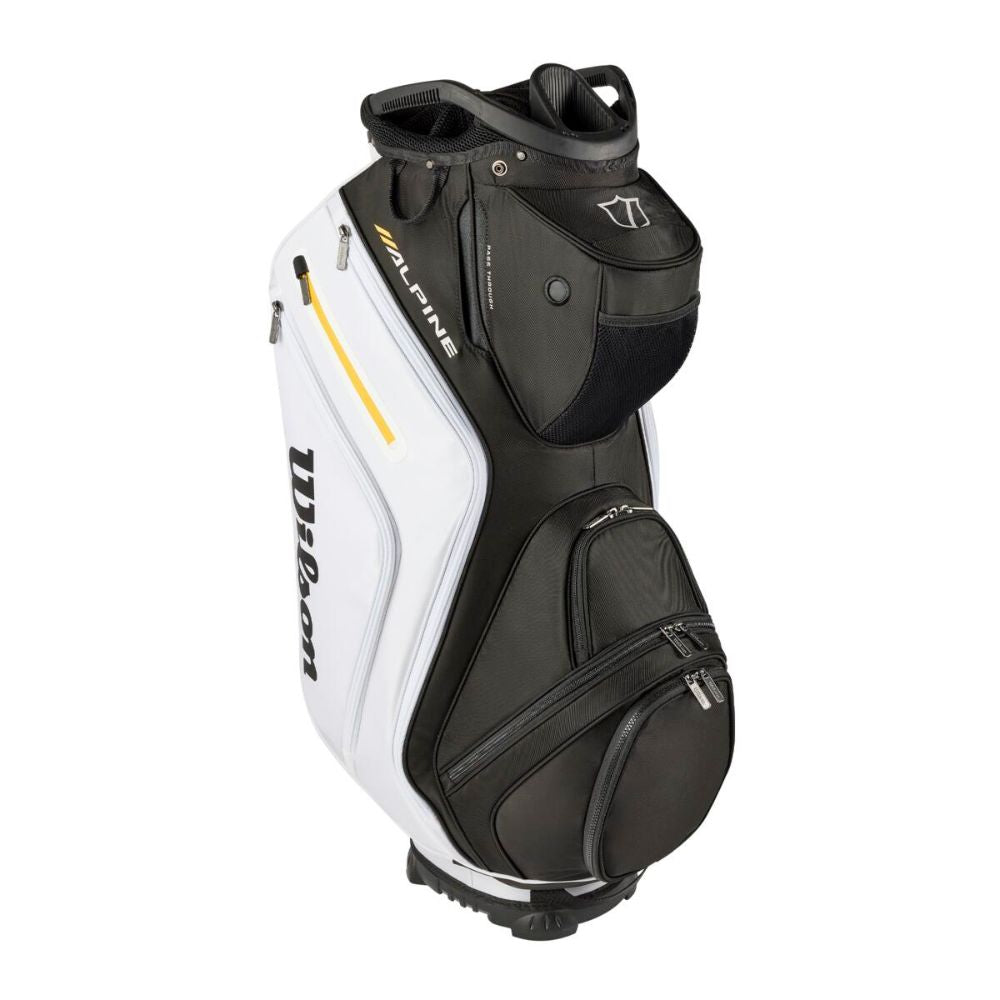 Wilson Golf Alpine Cart Bag 2026 - Black / White / Orange