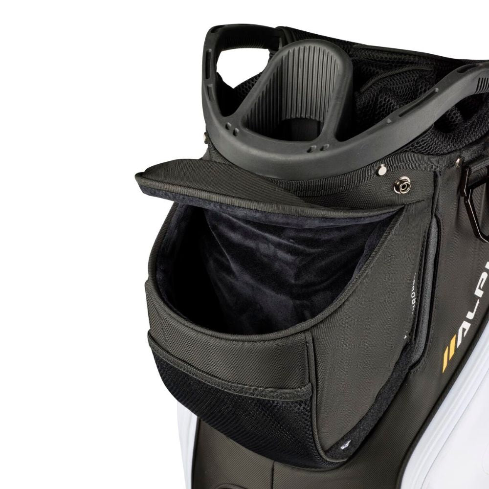 Wilson Golf Alpine Cart Bag 2026 - Black / White / Orange