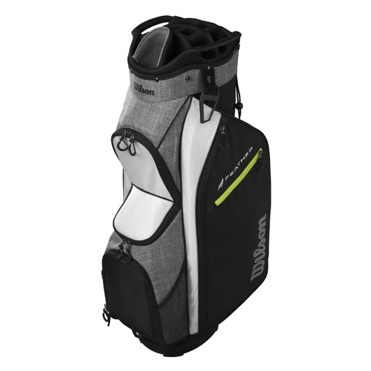 Wilson Golf Feather Cart Bag 2025 - Grey / White Grey / White