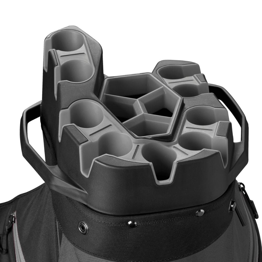 Wilson Golf I-Lock 4 Organiser Golf Cart Golf Bag 2025 - Black / Grey