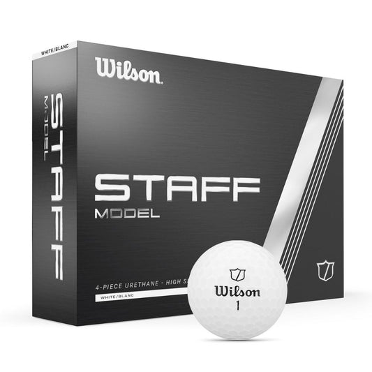 Wilson Staff Model Golf Balls - White - 3 For 2 Offer