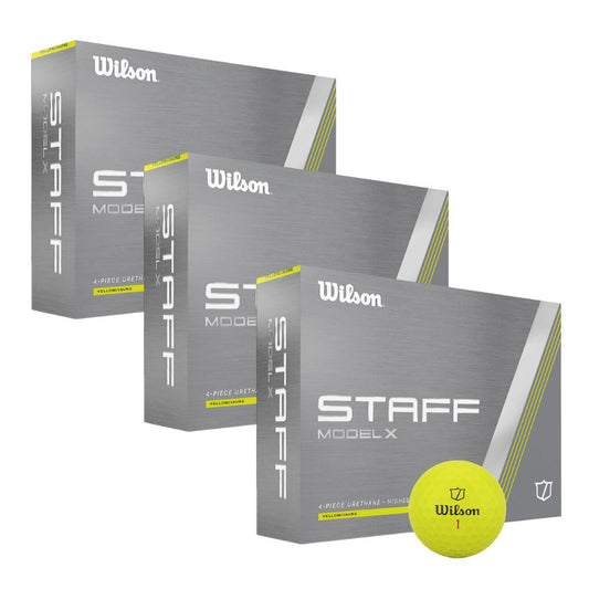 Wilson Staff Model X Golf Balls - Yellow - 3 For 2 Offer Yellow