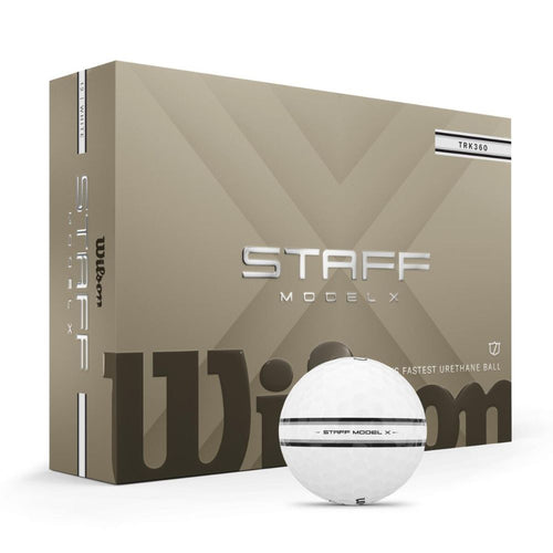 Wilson Staff Model X TRK360 Golf Balls 2026 - White White