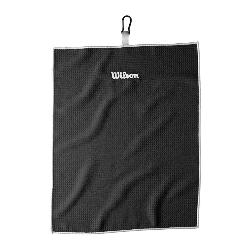 Wilson Tri Fold Golf Towel 2025 - Black