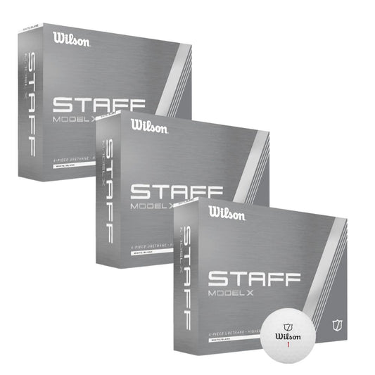 Wilson Staff Model X Golf Balls - White - 3 For 2 Offer White